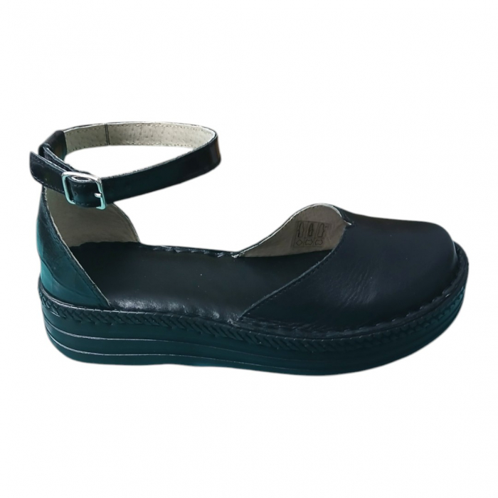 Sandale dama negru piele naturala Kitty [2]