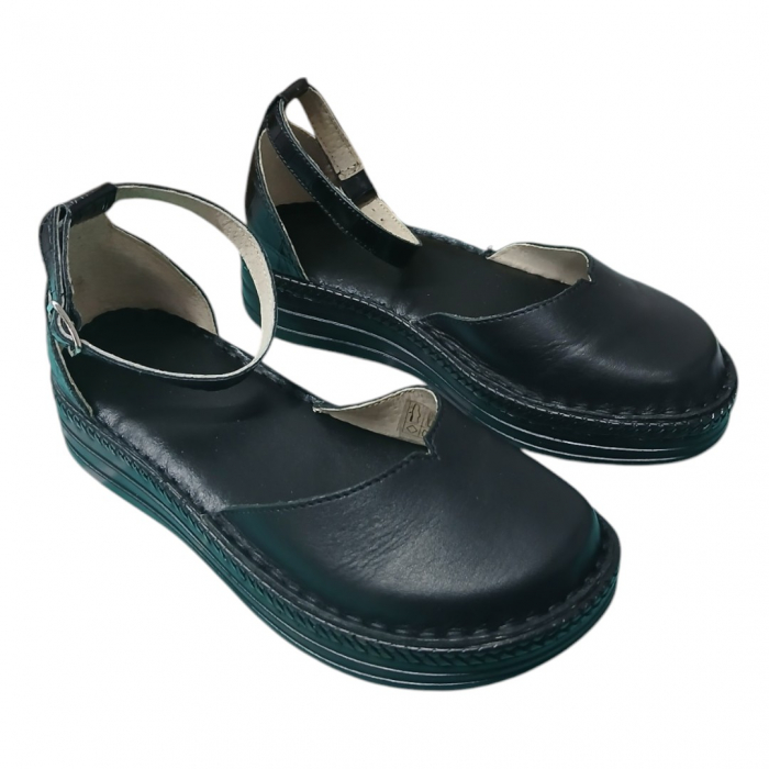 Sandale dama negru piele naturala Kitty [3]