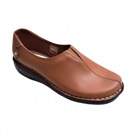 Pantofi dama din piele naturala - Pantofi femei piele naturala 9000 camel
