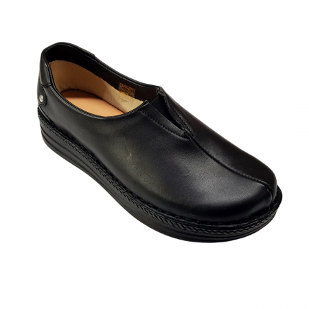 Pantofi dama din piele naturala - Pantofi femei piele naturala 9000 negru