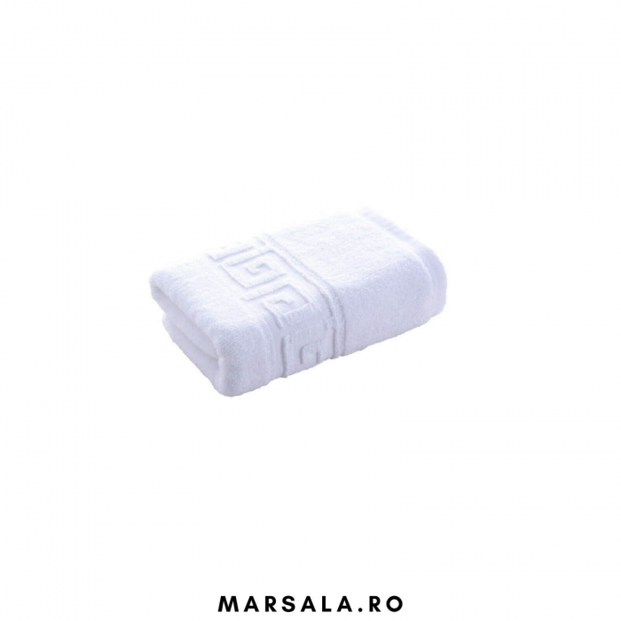 Set Prosoape Baie si Fata 2 bucati alb, 500gr/m2 , 100% bumbac [3]