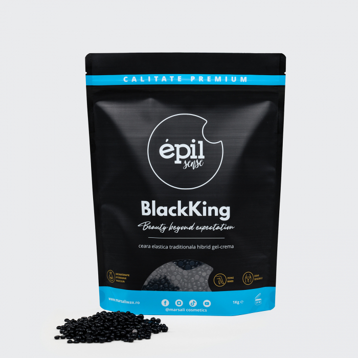 Ceara de epilat film hibrid pentru barbati BlackKing- Marsali Cosmetics [2]