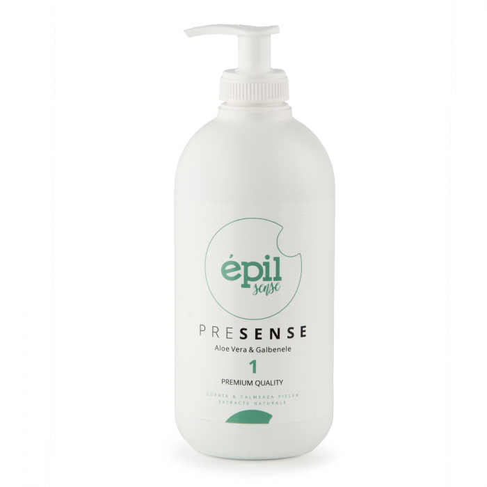 PreSense gel pre epilare aloe vera & galbenele 500ml EPILSENSE [1]