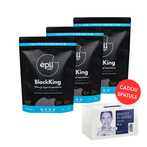 TOATE PRODUSELE - BLACKKING 1KG x 3BUC + SPATULE CADOU