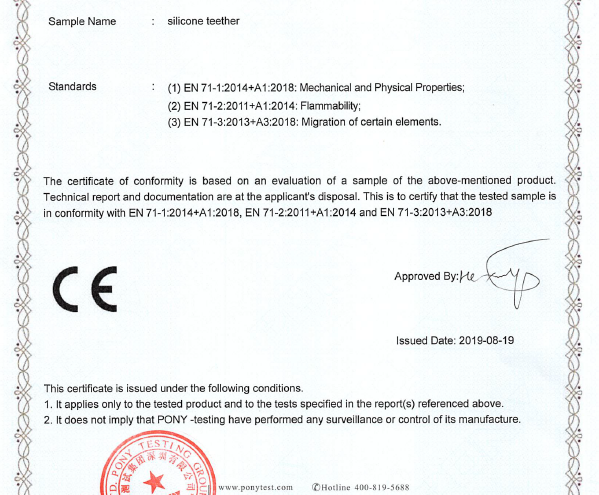jucarie dentitie silicon, cute4Babies®, elefant mov [4]