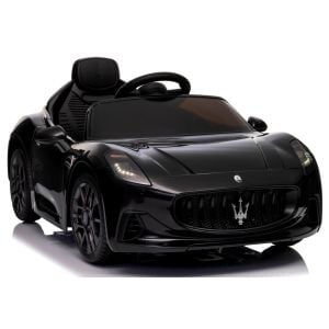 Masinuta electrica cu telecomanda MASERATI GranTurismo, 99x59.5x44 cm, varsta 1-4 ani, roti EVA, scaun din piele ECO, putere 90W - Negru [3]