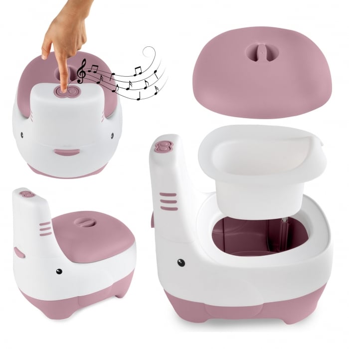 Olita pentru copii cu sunete si insertie detasabila Kidwell FINO - Pink [2]