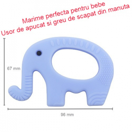 Jucarie dentitie elefant albastru [2]