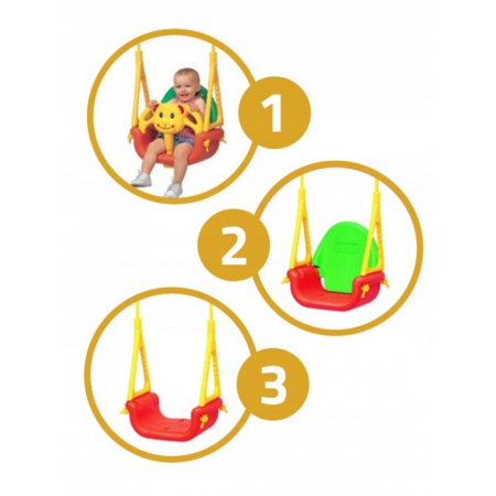 Leagan convertibil 3 in 1 Ricokids Mis 424 - Ursulet [1]