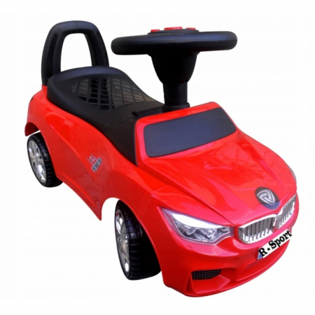Masinute de impins - Masinuta de impins cu lumini si claxon J6 R-Sport - Rosu