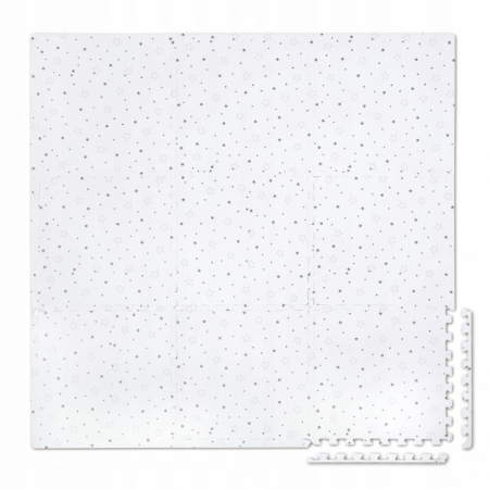 Saltelute de activitati - Salteluta de joaca 150 x 150 cm Ricokids 7496 - Gri cu stelute