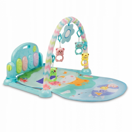 Saltelute de activitati - Salteluta de joaca cu pian Ricokids 7314 - Albastru
