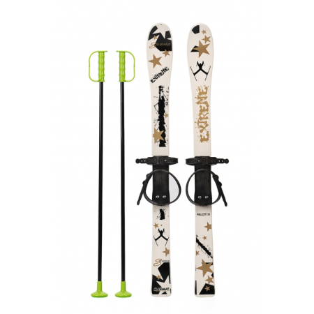 Articole de iarna - Schiuri copii Marmat 90 cm - Alb