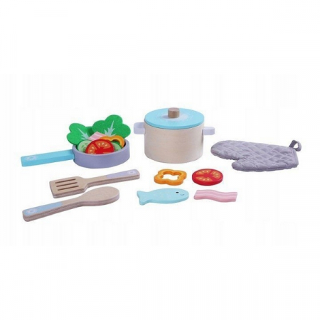 Jocuri si jucarii - Set accesorii bucatarie Ecotoys