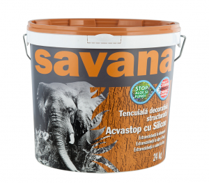 Vopsea si tencuieli decorative - Tencuiala decorativa structurata Acvastop cu silicon SAVANA