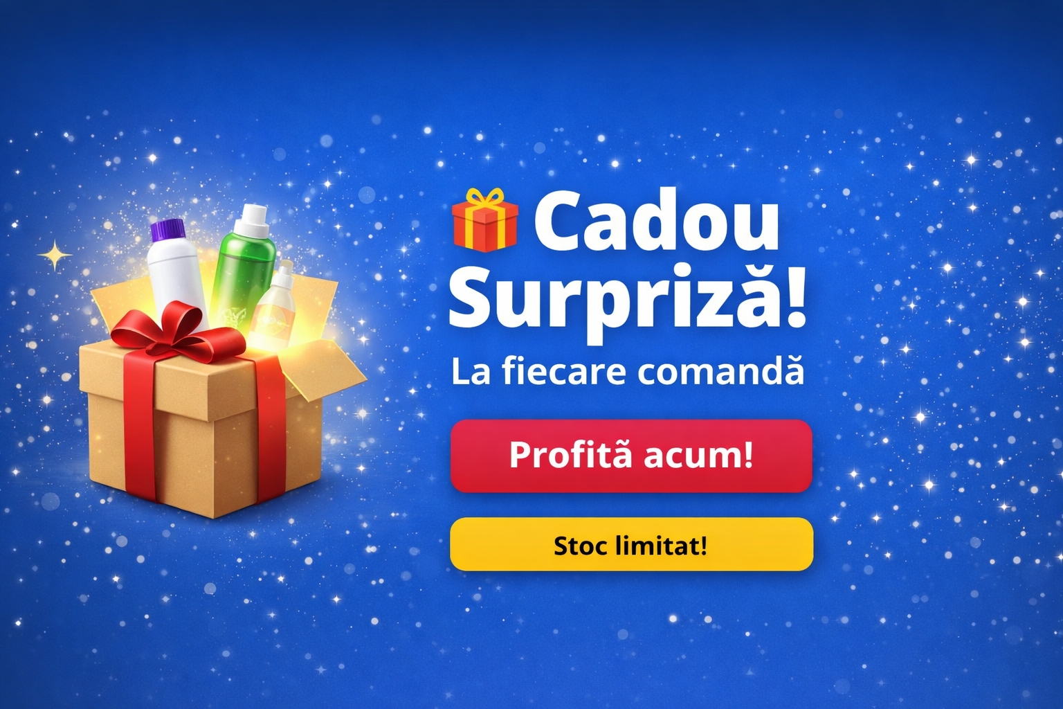 Cadou pentru toate comenzile finalizate