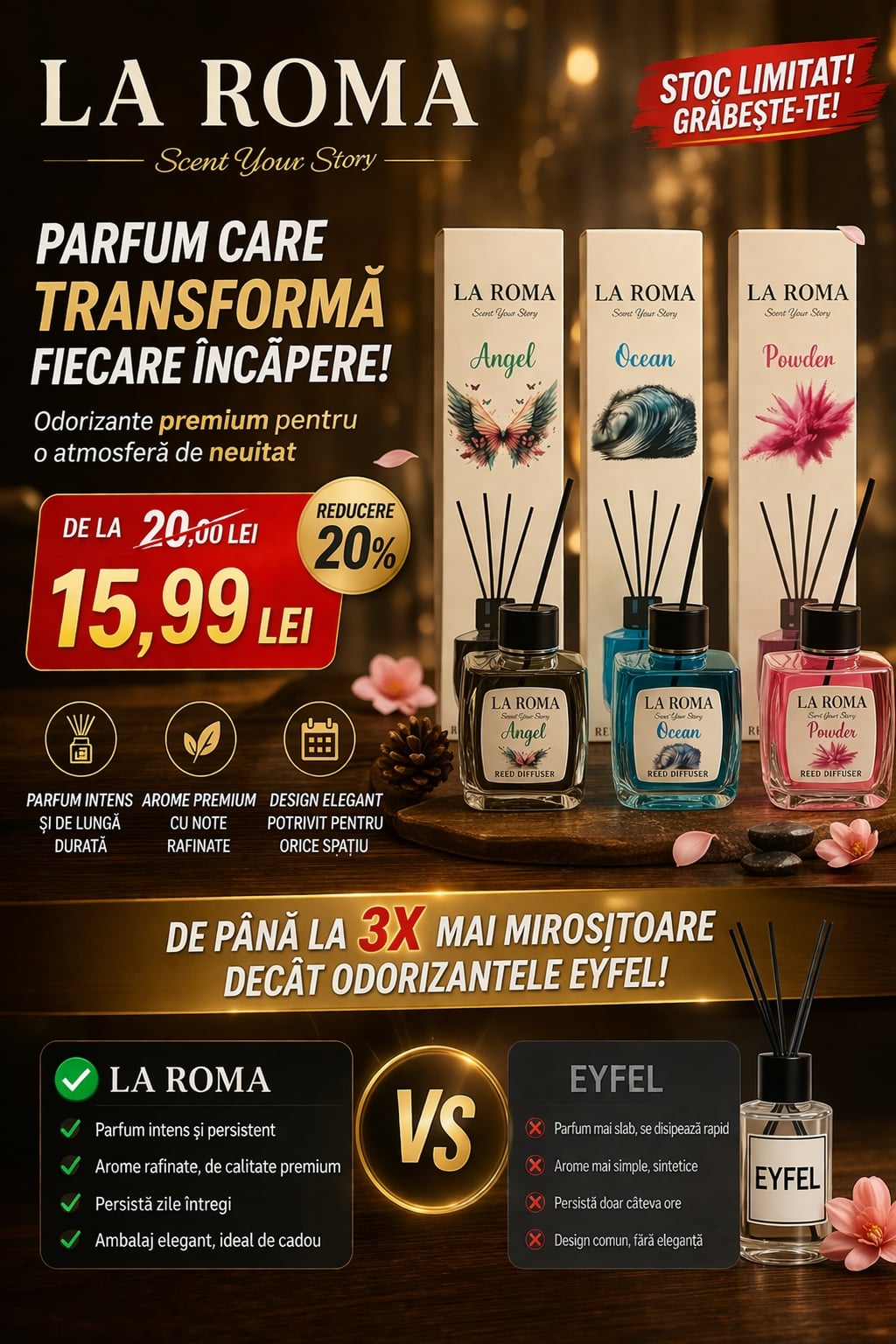 LA ROMA odo camera 130ml