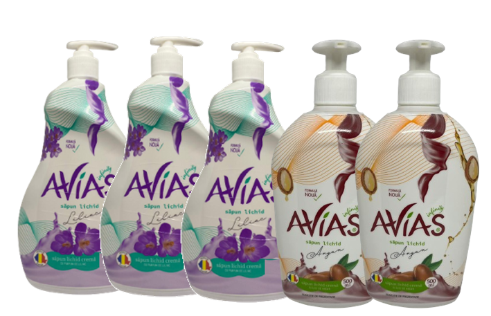 5x Sapun lichid 0.5L Avias [1]