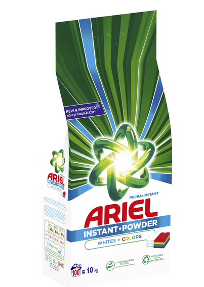 Ariel Detergent de Rufe 10kg - Eficiență Superioară și Economie [2]
