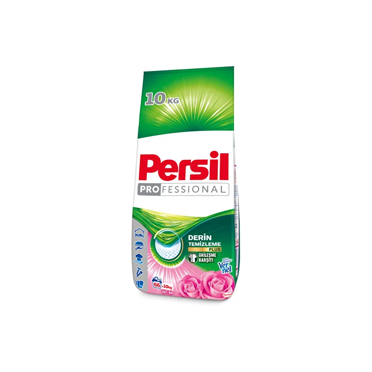 Detergent automat Persil Professional Powder Rose 10 kg, rufe albe si colorate, 66 spalari [1]