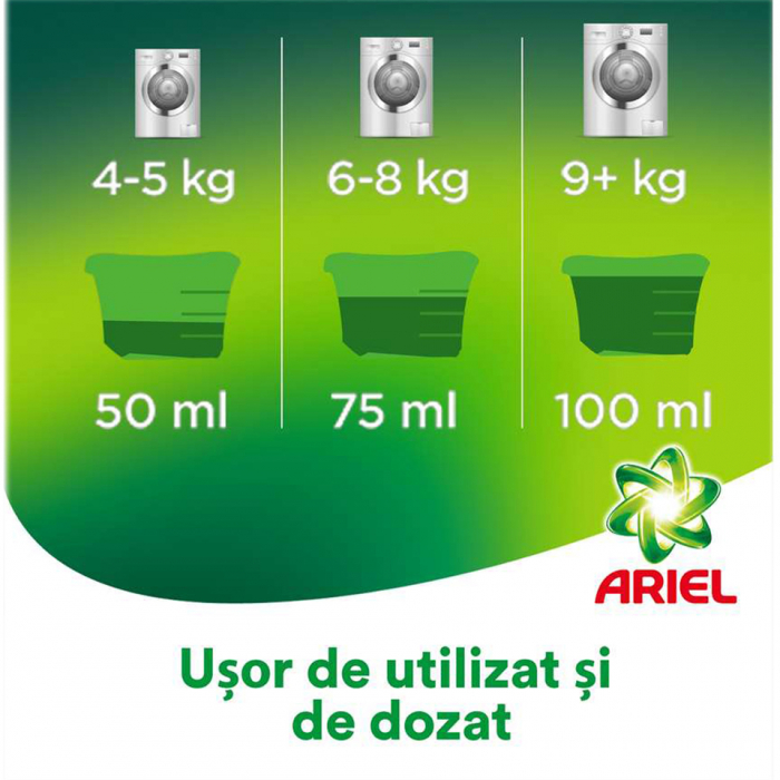 Detergent rufe Ariel automat lichid 2.2l 40 spalari [3]