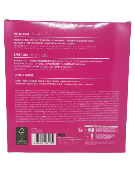 DISNEY PRINCESS CASETA CADOU ( SPUMANT75ML + BATH FIZZER45GR + BURETE [2]