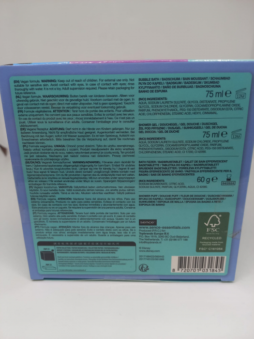 FROZEN CASETA CADOU SPUMANT75ML + SG75ML + BATH FIZZER60GR + BURETE [2]