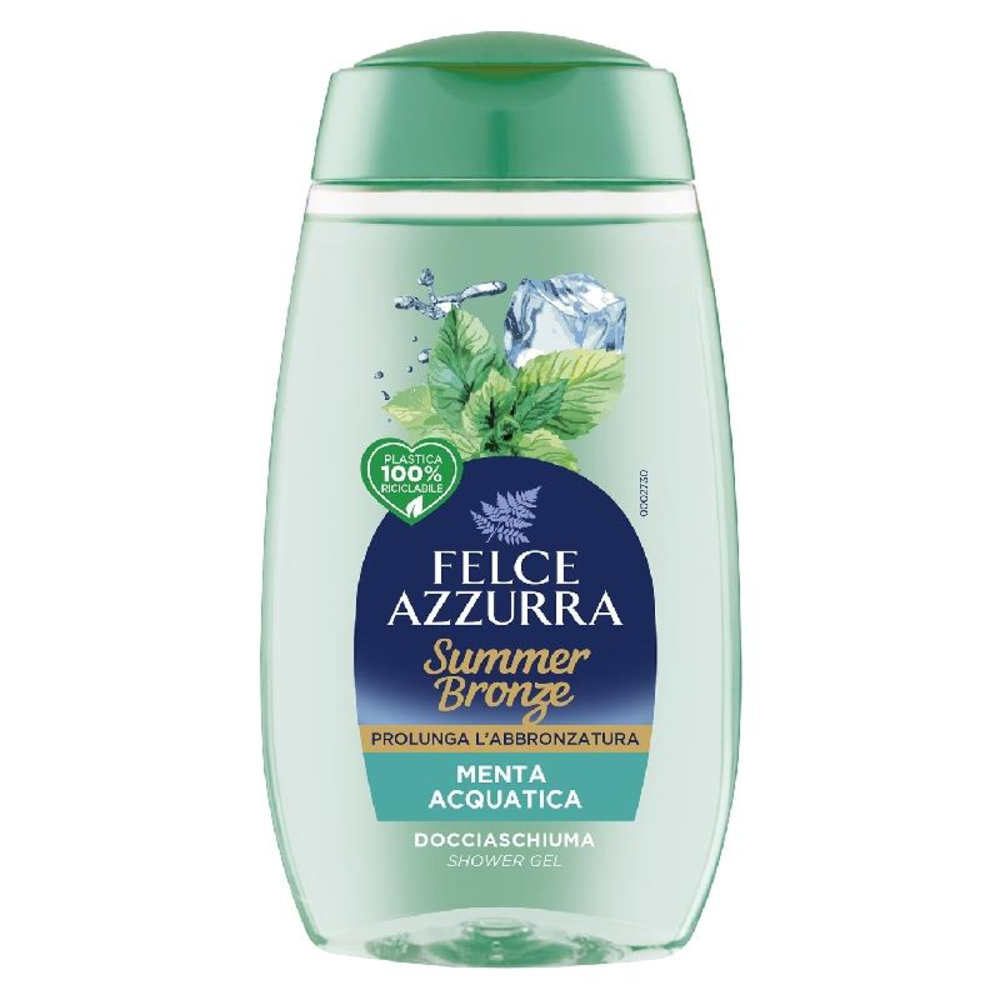 Gel de Duș Felce Azzurra Summer Bronze Mint 250ml – Efect Răcoritor cu Mentă [1]