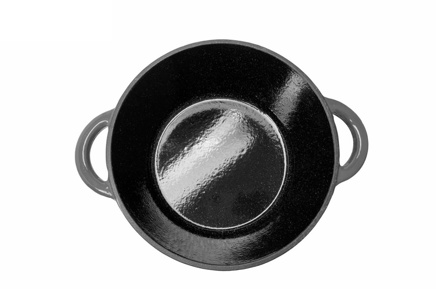 MARBLE GREY CRATITA FONTA EMAILATA+CAPAC 22X9.5CM 2.9L [3]