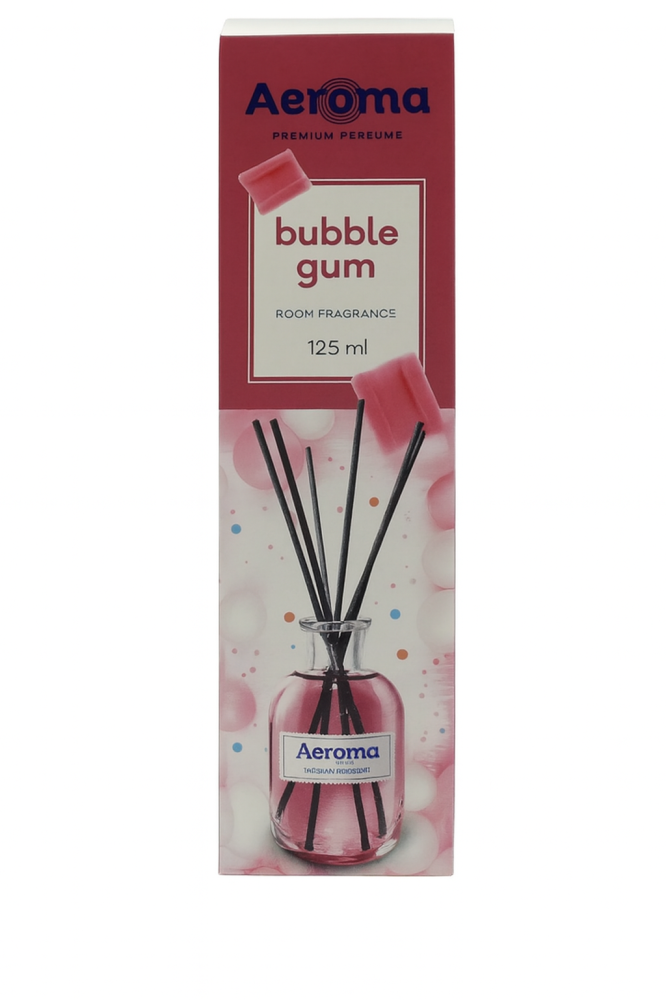 Odorizant camera Aeroma Bubble Gum 125ml cu betisoare [1]