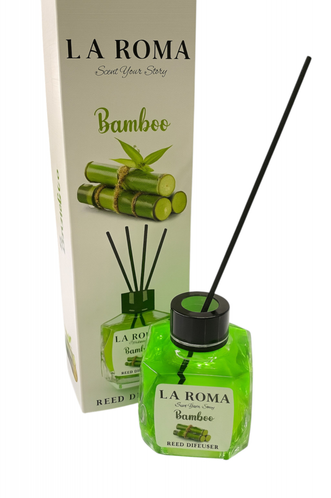 Odorizant de cameră La Roma Bamboo 130ml – Esență naturală și revigorantă [2]