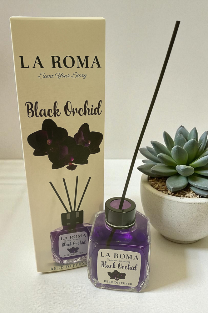 Odorizant cameră La Roma Black Orchid 130ml – parfum de orhidee neagră, elegant și misterios [1]