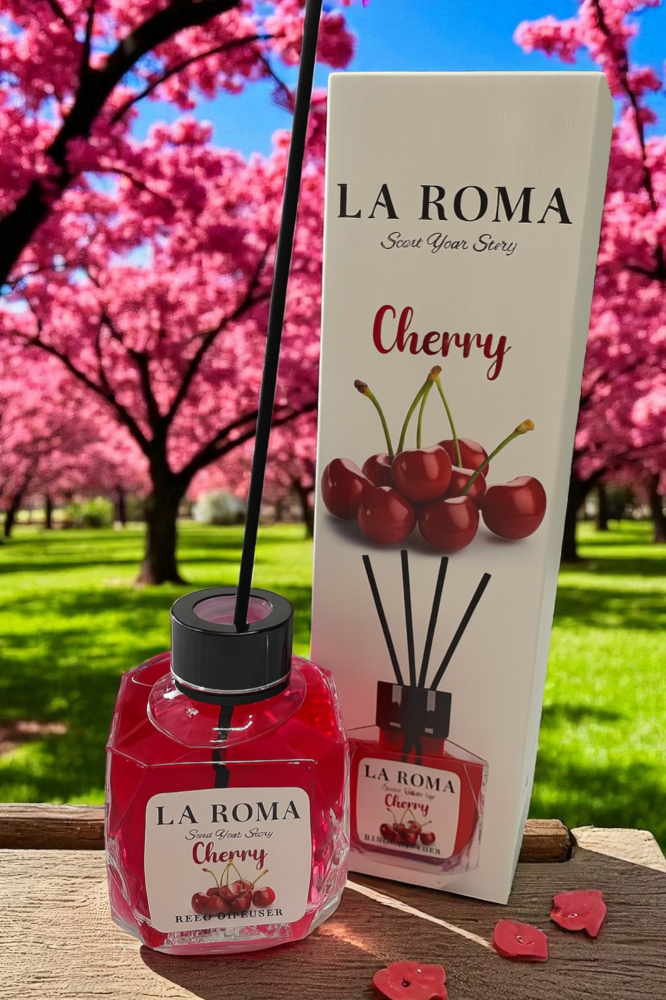 Odorizant de cameră La Roma Cherry 130ml – Parfum fructat cu esență de cireșe [1]