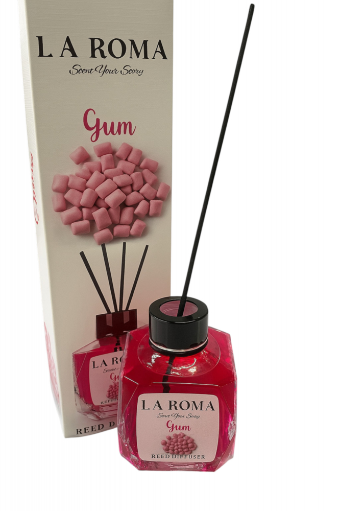 Odorizant cameră La Roma Gum 130ml – Parfum de gumă roz [2]