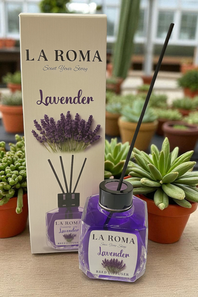 Odorizant cameră La Roma Lavender 130ml – Lavandă calmantă pentru ambient relaxant [1]