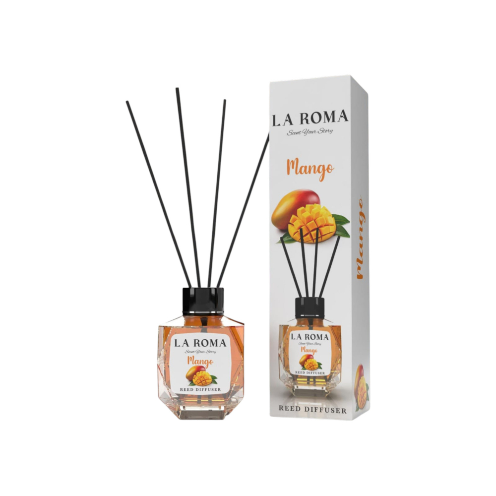 Difuzor cu bețișoare La Roma Mango 130ml [2]