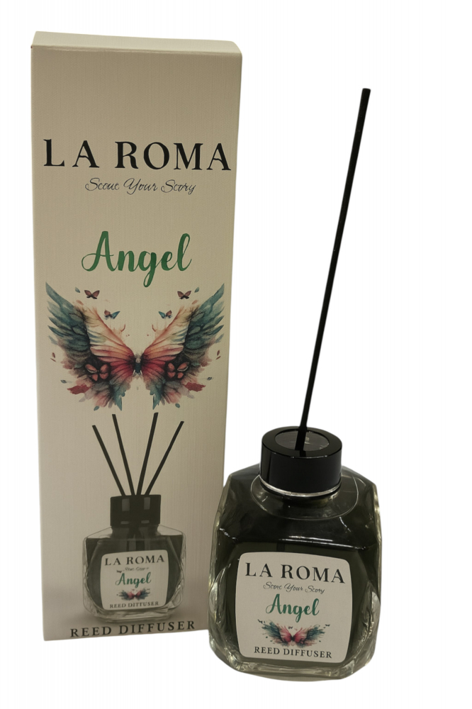 Odorizant cameră La Roma Angel 130ml – parfum proaspăt și calmant, design cu bețișoare [2]