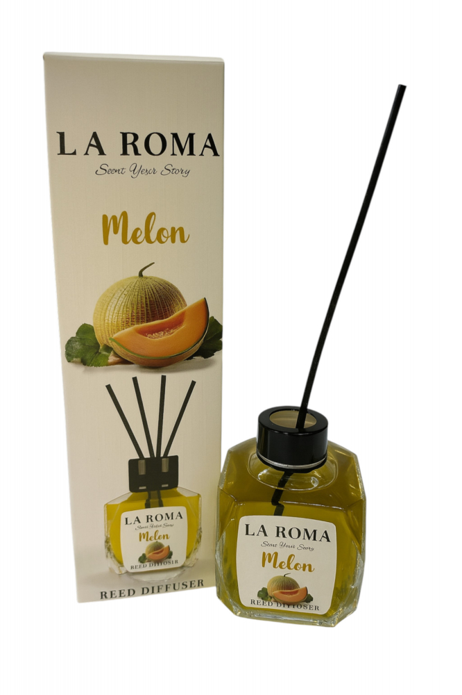 Odorizant cameră La Roma Melon 130ml – difuzor cu arome fructate de pepene galben, efect revigorant [2]