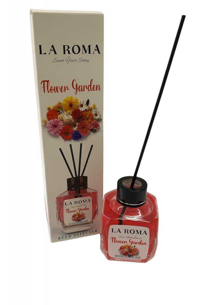 Odorizant de cameră La Roma Flower Garden 130ml – Aromă florală delicată și decor elegant [2]