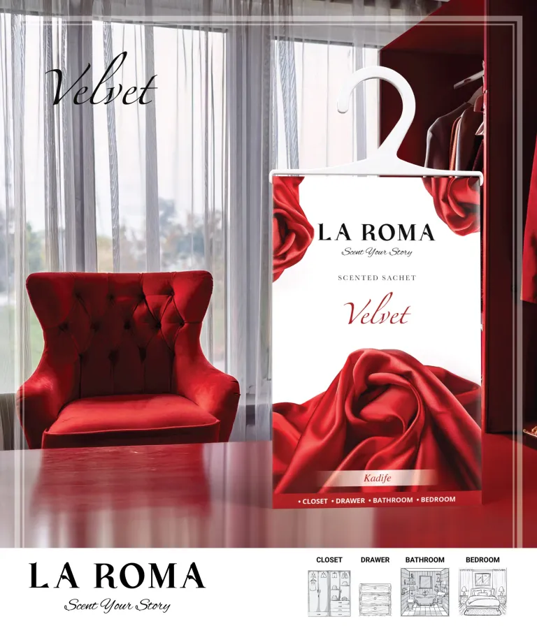 Odorizant de dulap La Roma Velvet 26g – Săculeț parfumat pentru haine [1]