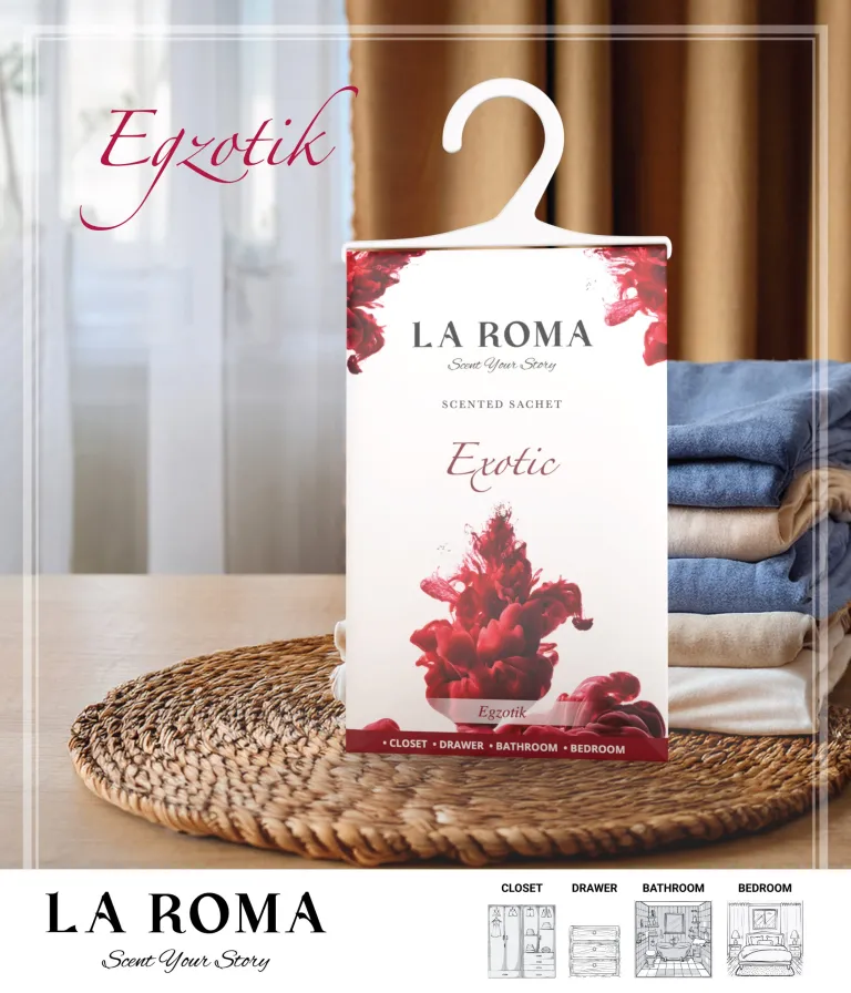 Odorizant de dulap La Roma Exotic 26g – Săculeț parfumat pentru haine [1]