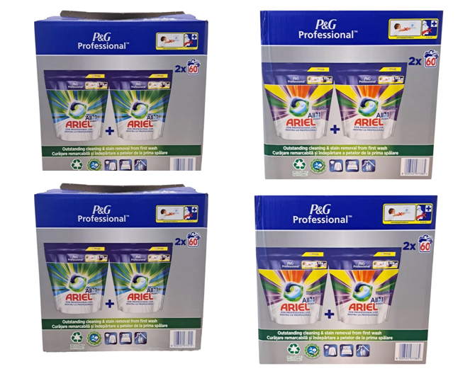 Pachet 4x Ariel Allin1 COLOR 2x60 buc la 559 leI [2]