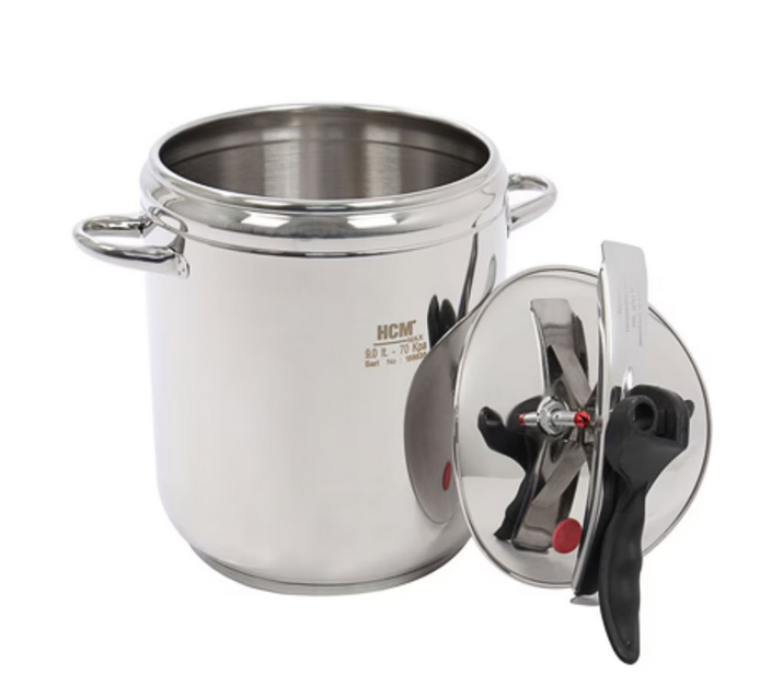 Oală Inox Sub Presiune HCM Gardenia 5L – Gătire Rapidă și Sigură [1]