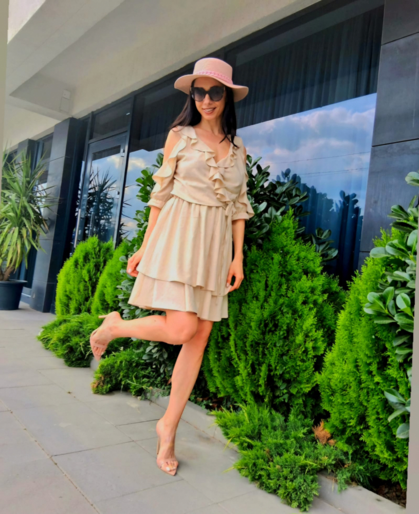 Rochie cu Volane „Sandy Grace” [3]