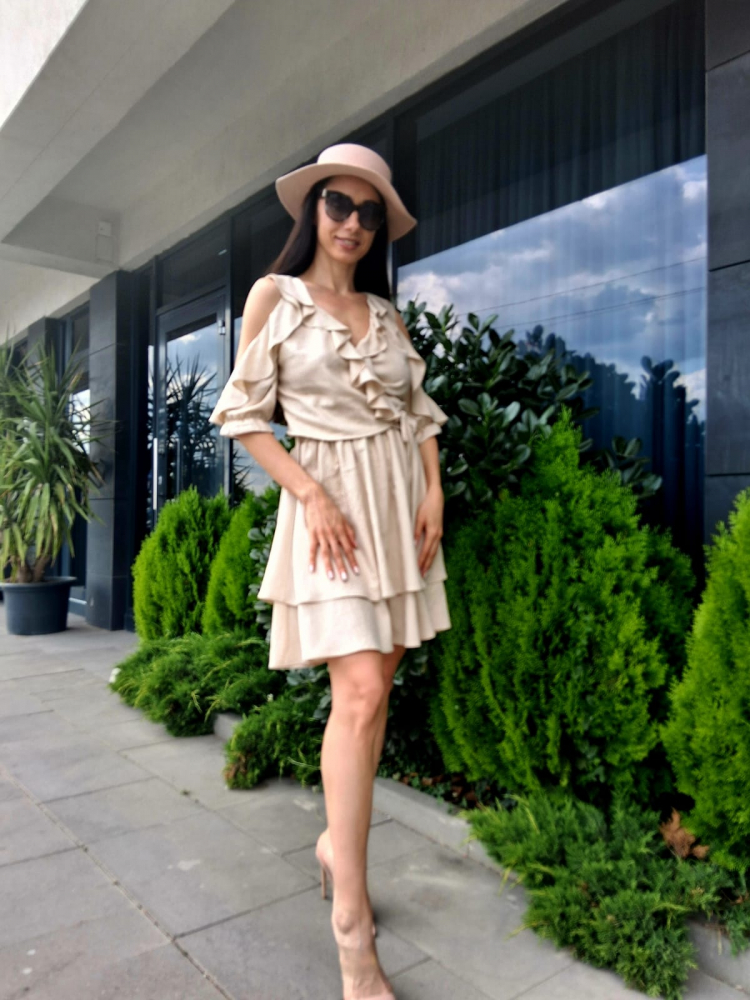 Rochie cu Volane „Sandy Grace” [2]