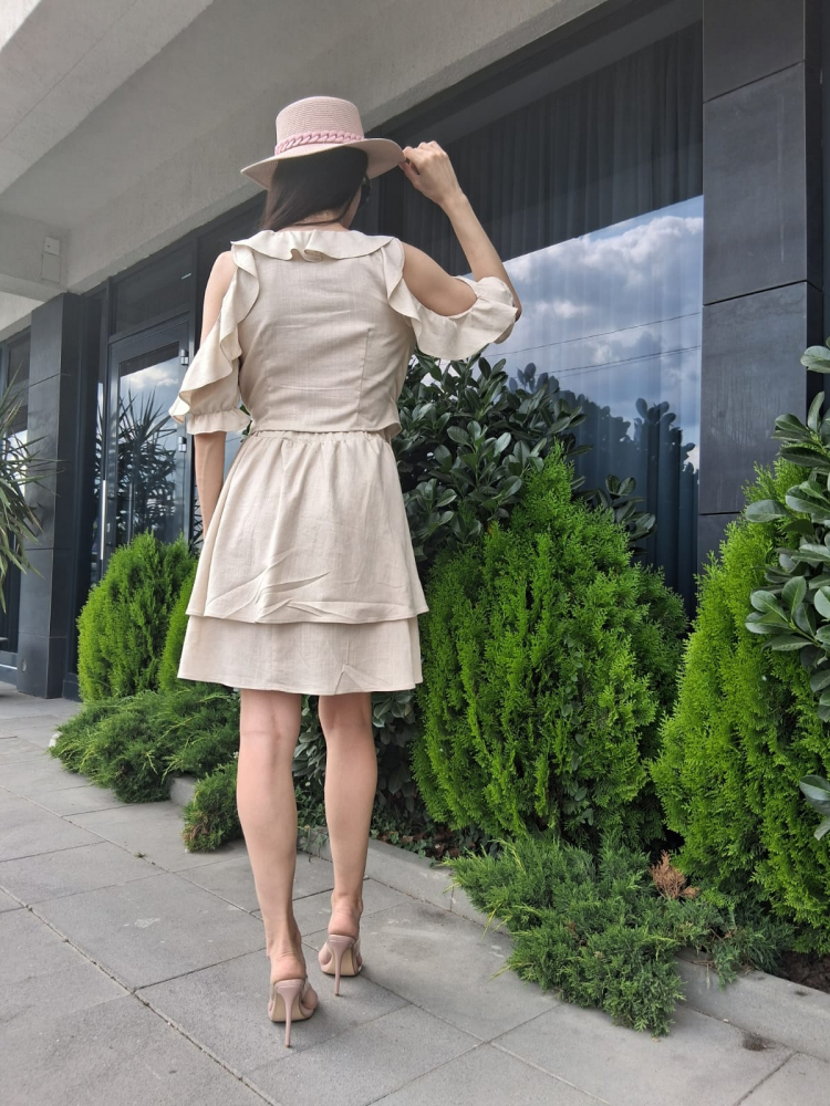 Rochie cu Volane „Sandy Grace” [1]