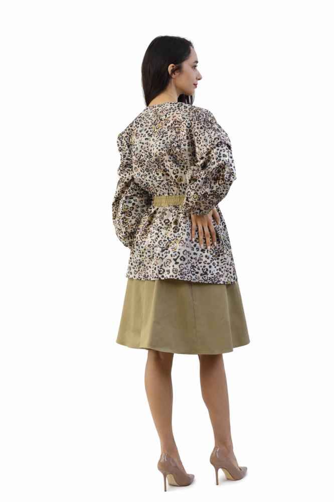 Rochie dama animal print – Design feminin cu talie elastica [2]