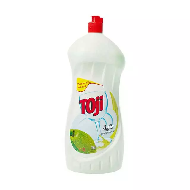 Toji Apple – Detergent de Vase 500ml – Eficient în Apă Rece, Parfum Măr Verde [1]