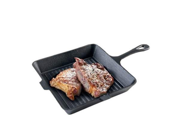 GRILL VANORA Fonta Premium 25x4.7cm cu Maner Ergonomic - Ideal pentru Grătar [2]