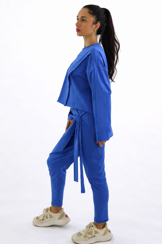 Trening dama albastru modern – Set casual sport dama [2]